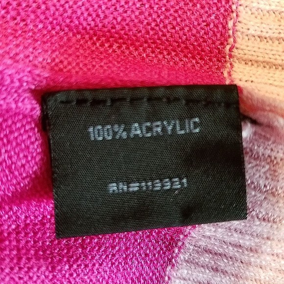 Beverly Hills Polo Club Fuchsia Pink Lightweight Big Pony Sweater Size XL - Picture 4 of 5